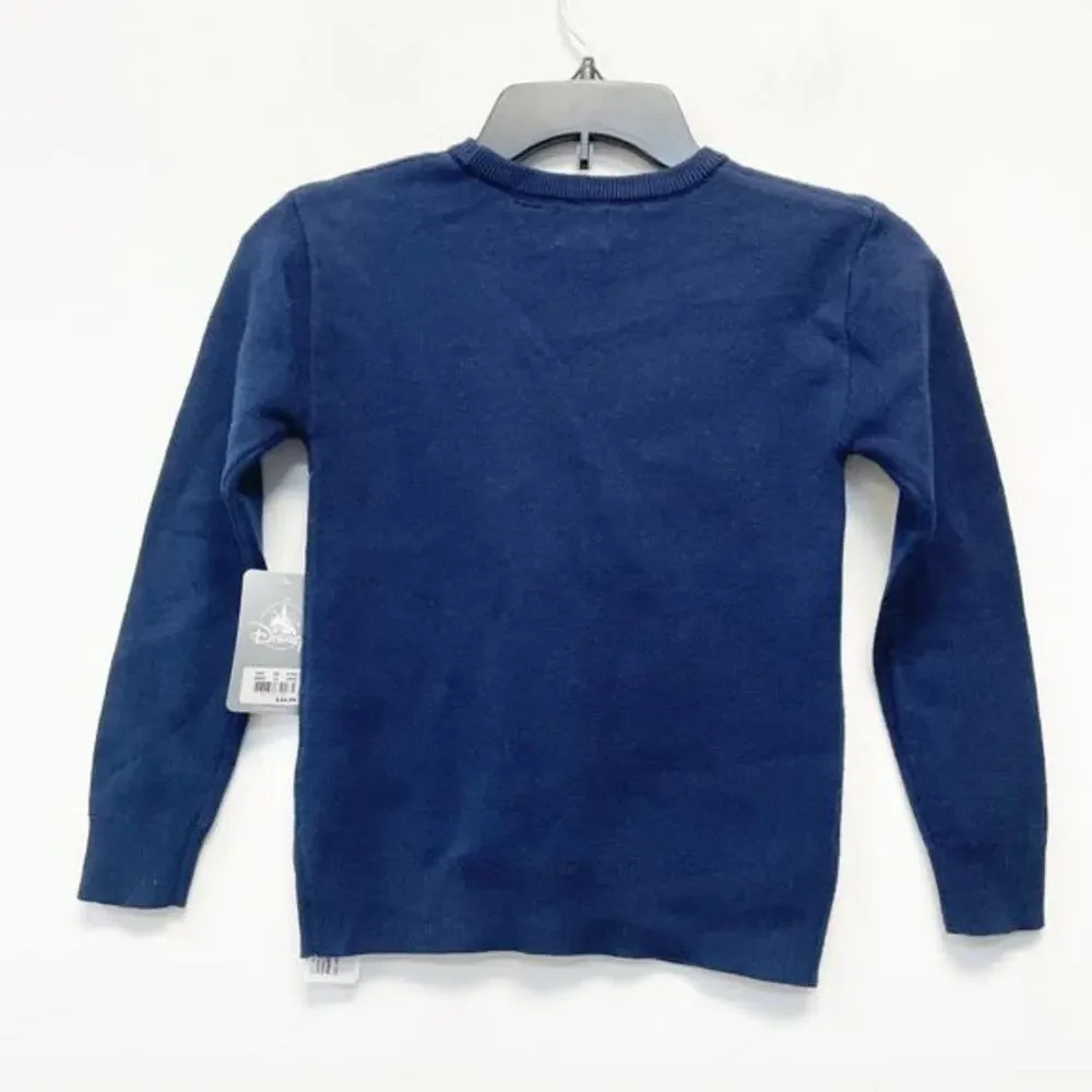 Disney Boy's Stitch Holiday Sweater Navy Blue Size‎ 5/6